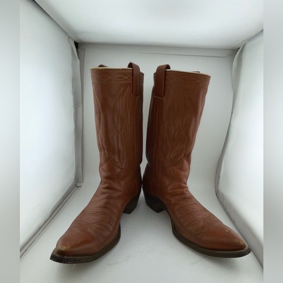 Vintage Women’s NOCONA 60s Texas Cowboy Western Boots 7.5 A - Picture 8 of 9